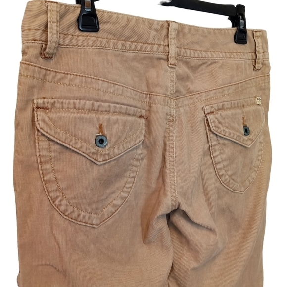 Polo Jeans Kelly dark tan corduroy boot cut pants size 8 - Picture 6 of 9